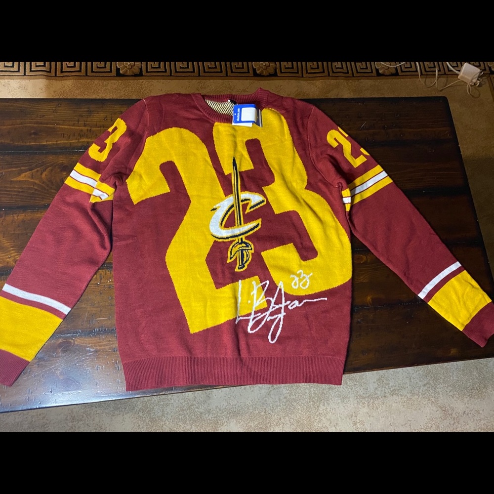 Vintage Lebron James signed Cavs Sweater